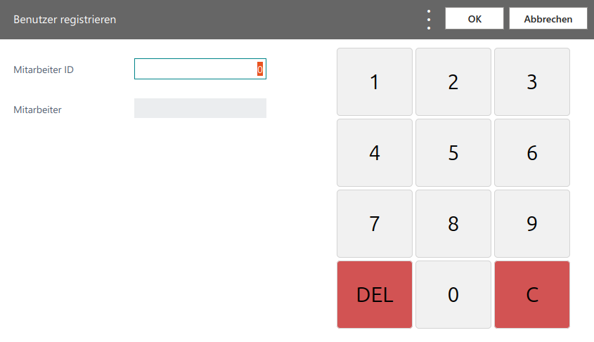 Meine Lieferungen Anmeldungsterminal