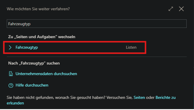 Kachel "Einstellungen Posteingang"