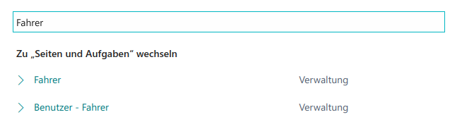 Fahrer - Mitarbeiter Suche